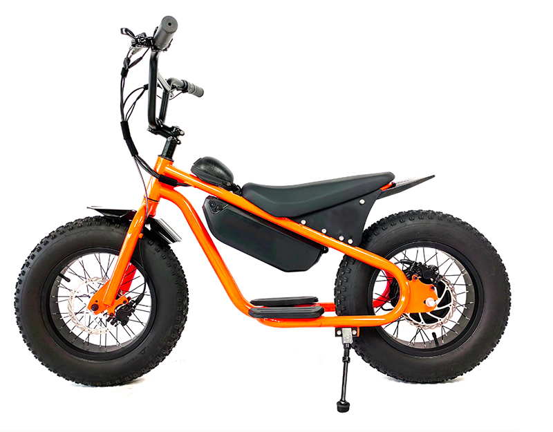 16-inch*4.0 Fat Tire Electric Off-road Endurance Bike for Kids Max Speed 37km/h 16 inch
