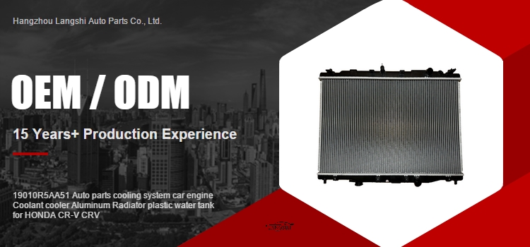 2.4 Engine Aluminum Radiator for HONDA CR-V CRV 2012- Auto Parts Car Cooling System