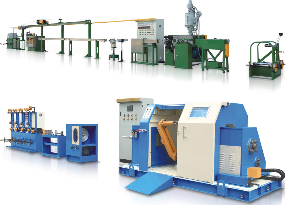50×25 LSZH Ftth Drop Fiber Optic Extrusion Production Line