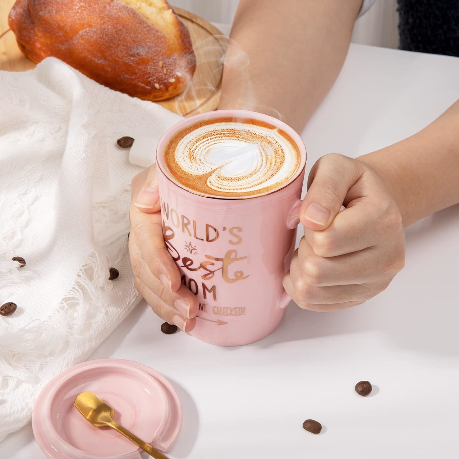 Custom Logo Heat Resistant Dishwasher Safe Porcelain Mugs 300ml