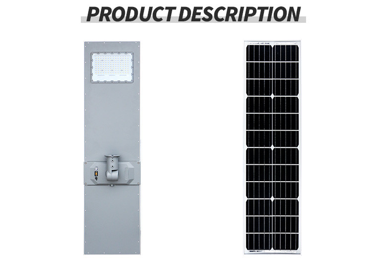 Motion Detection All In One Solar LED Street Light Square 60watt 500watt