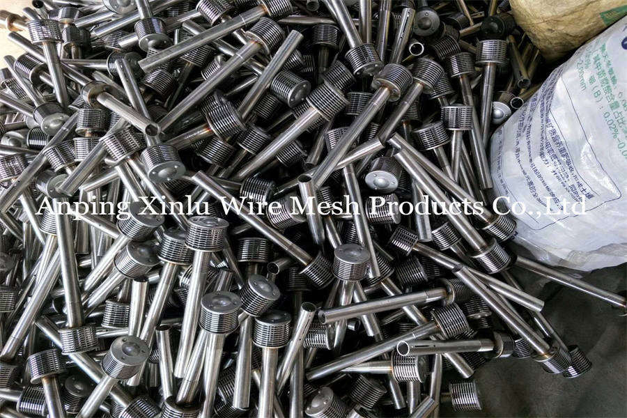 2Ton Long Neck SS316L Johnson Wire Wrapped Screen Nozzle with NPT threaded