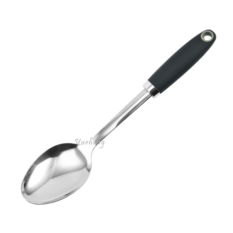 Cooking Tool Set Kitchen Gadgets Cookware Utensils Tools Stainless steel Kitchen Accessories Soft handle Black color