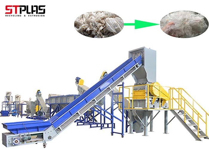 Pp Pe Ldpe Screw Press Plastic Film Squeezer Densifier Machine