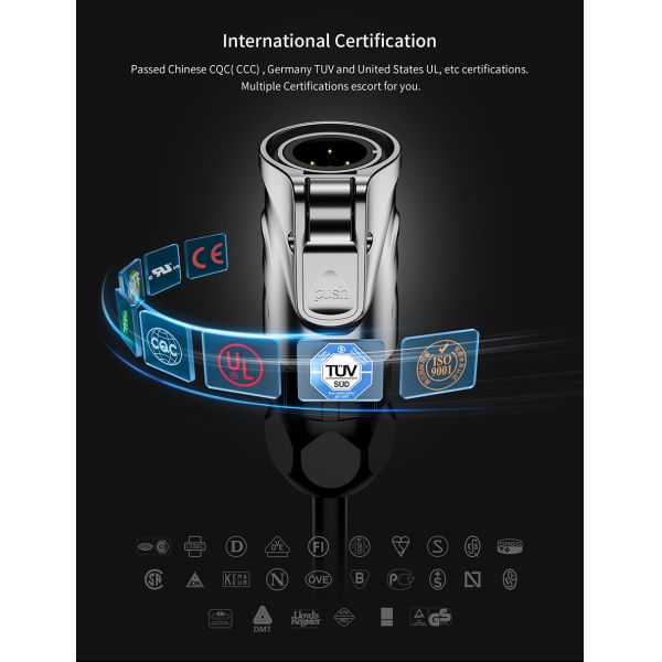 CNLINKO IP68 Waterproof Industrial Plug and Socket 7 Pin Electrical 12 Volt Dc Cable M12 Connector