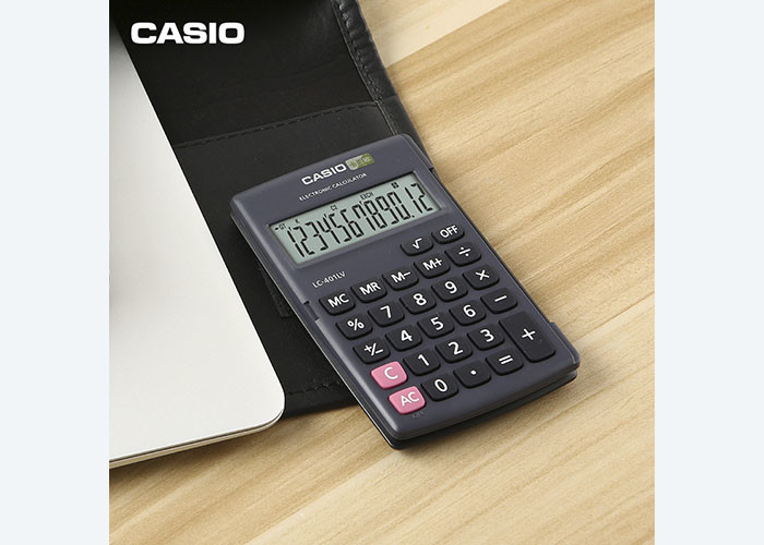 For Authentic Casio Casio LC-401LV Clamshell Portable 8-bit display Mini pocket calculator