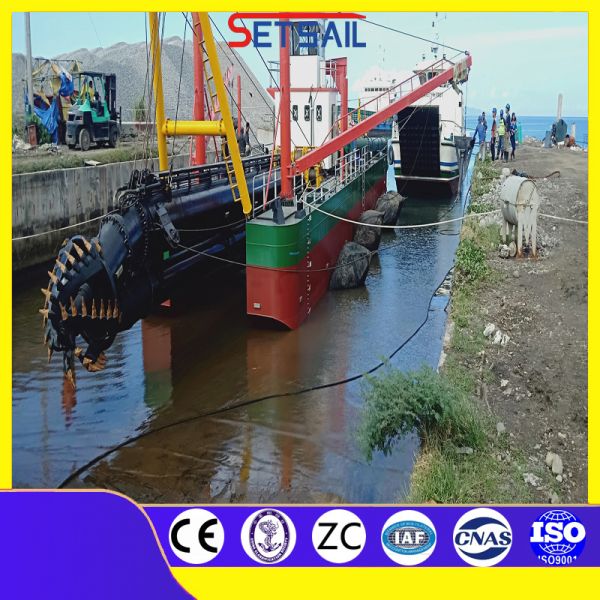 16-65m Length D-1 Shijiazhuang Kingda Sand Pump Cutter Suction Dredger for Sand Mining