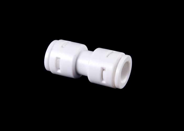 Straight Plastic Quick Connect Fittings For Water Tube OD 1/4'' 3/8'' Available