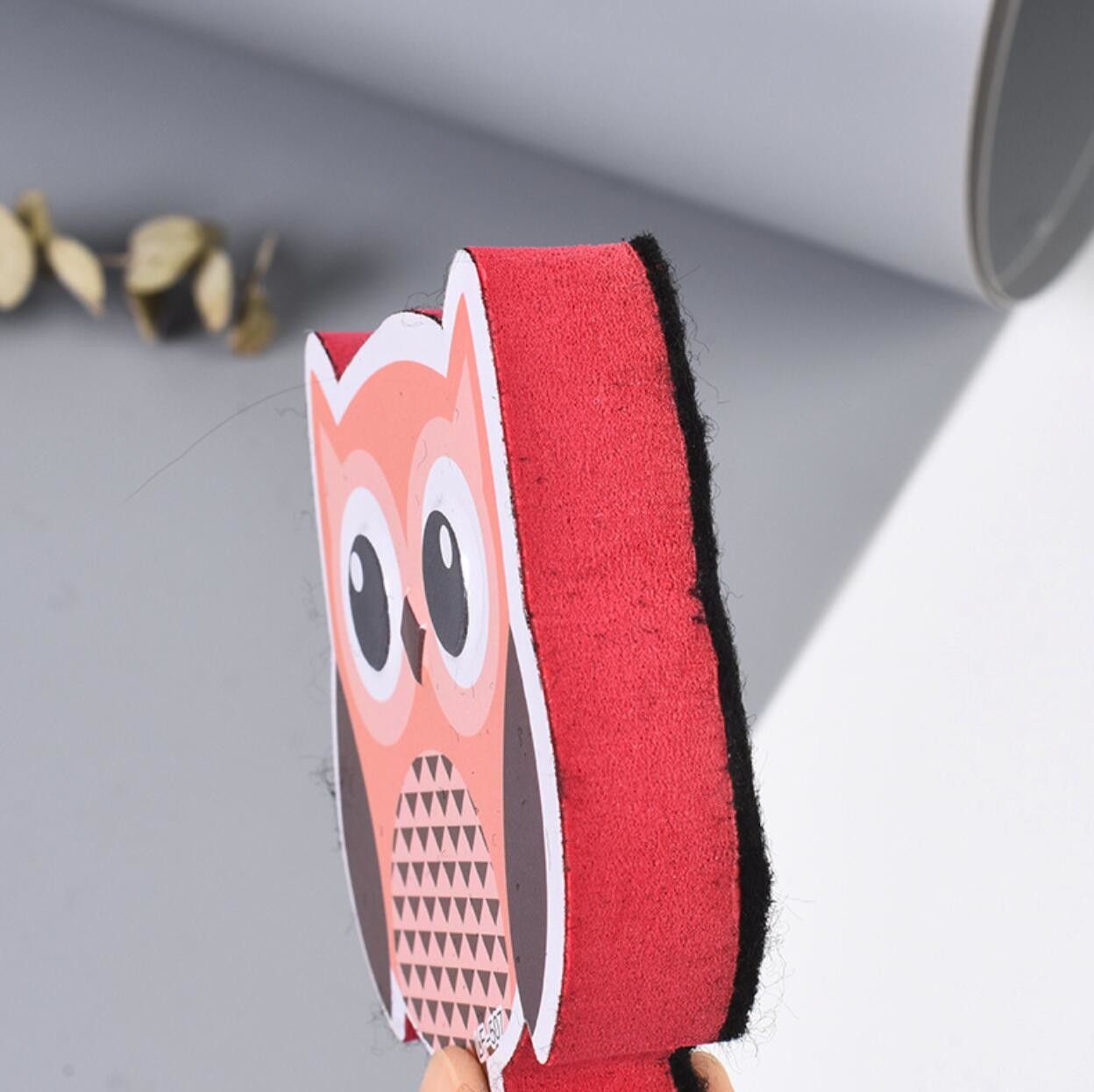 Animal Owls EVA Magnetic Dry Erase Eraser Felt Eraser For Whiteboard