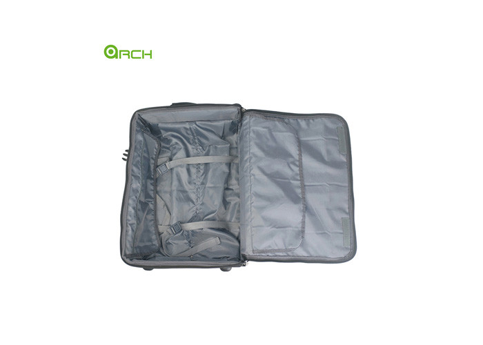 Rolling Luggage Bag Wheeled Duffle with One Big Front Pocket