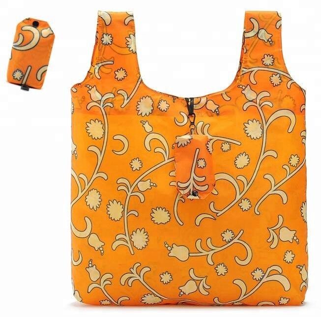 Outdoor Use 210D Sample Shoe Polyester Drawstring Bag,fashionable pattern printing polyester foldable shopping bag PACK