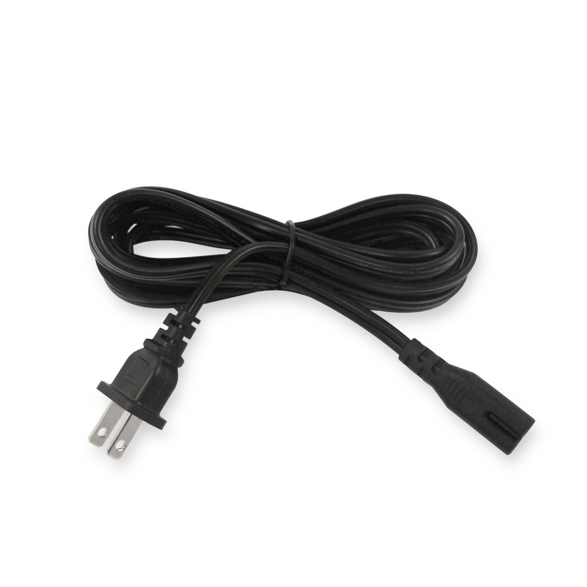 NEMA 1-15P to IEC C7 power cord