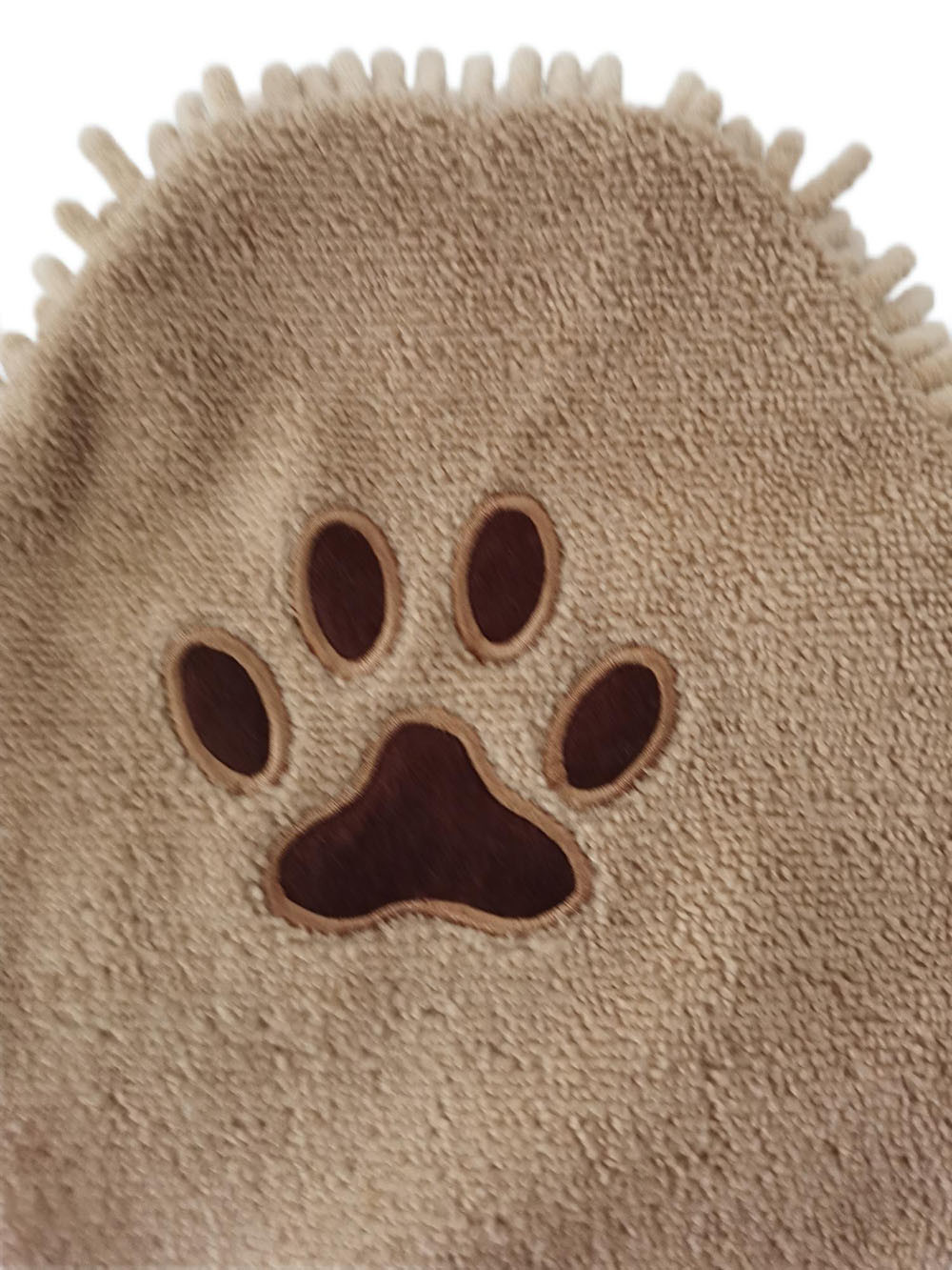 All Purpose Chenille Pet Wash Mitt Embroidery Wash Mitt Cleaning Cloth Microfiber