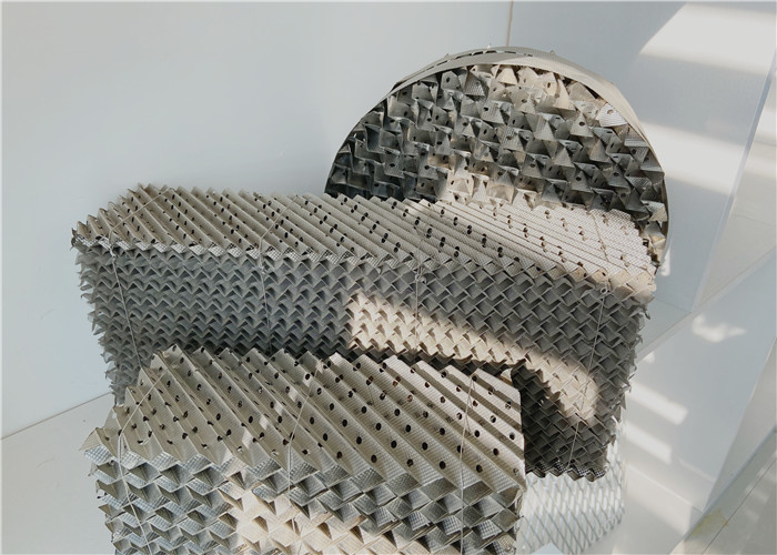 High Purity SS304 304L 316 316L Metal Structured Packing For Mass Transfer 500Y