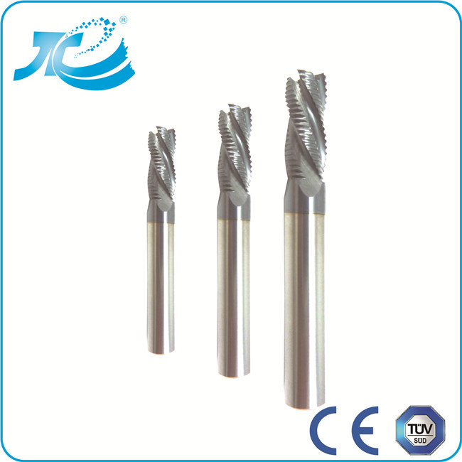 Carbide Four Flute End Mill HRC55 - 65 , Micro Grain Carbide Material
