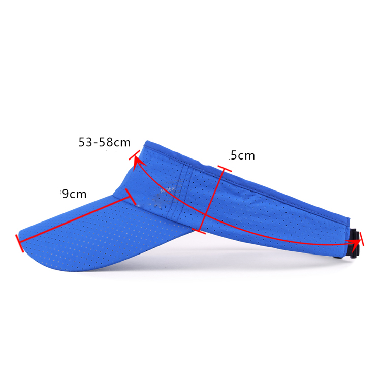 Unisex Men Outdoor Adjustable Sport Sun Visor Golf Hat Cap