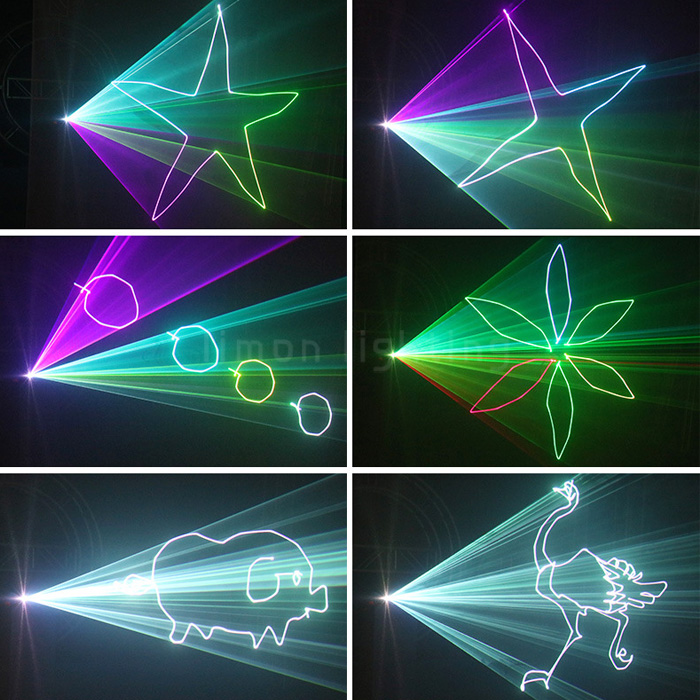 500mW RGB Full Color Mini Animation Laser Light for Performing Arts Bar Night Club