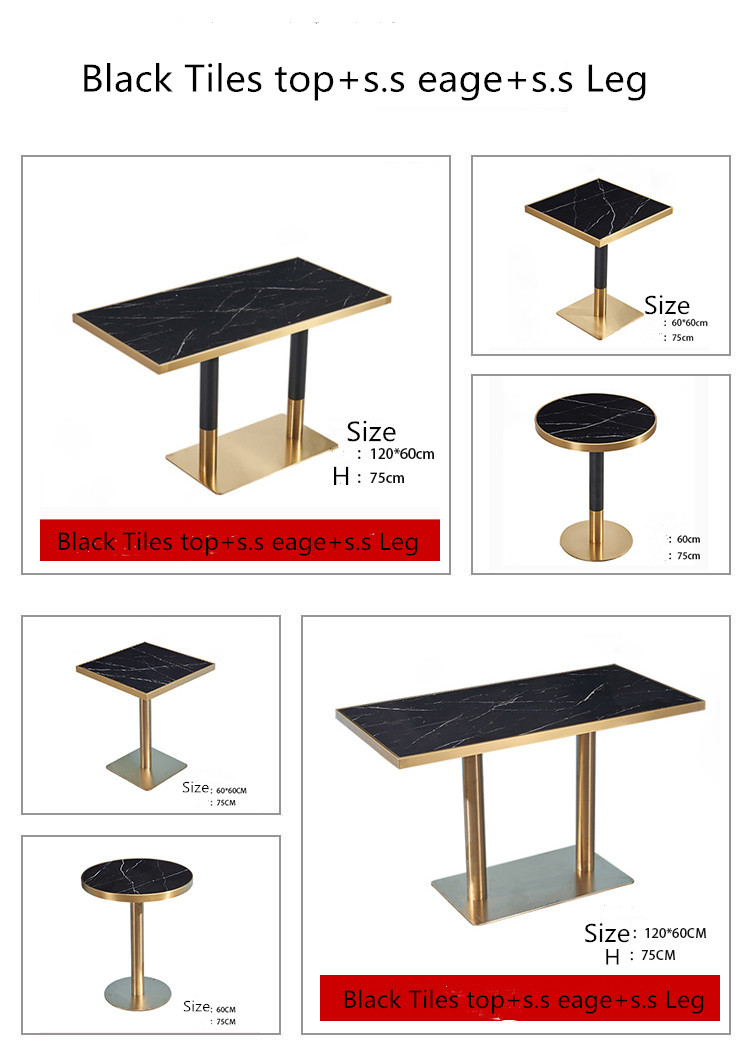 180cm 160cm 150cm 140cm Rectangle Marble Dining Table And Chairs Set