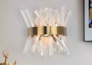 Buy cheap 260V Gold Crystal Wall Lights product