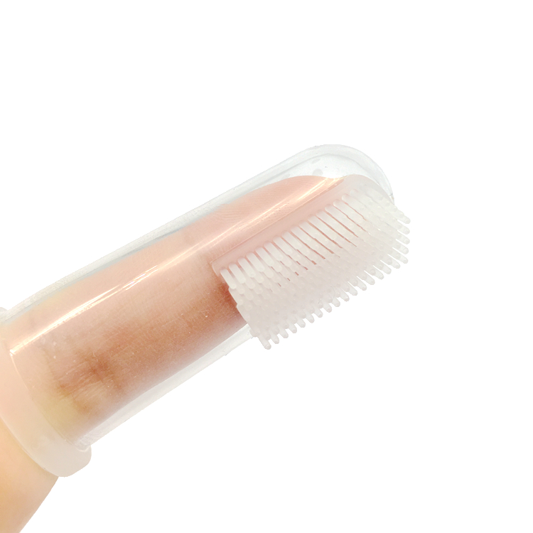 FDA Safety soft bulk special best travel gum silicone finger toothbrush for baby children adults