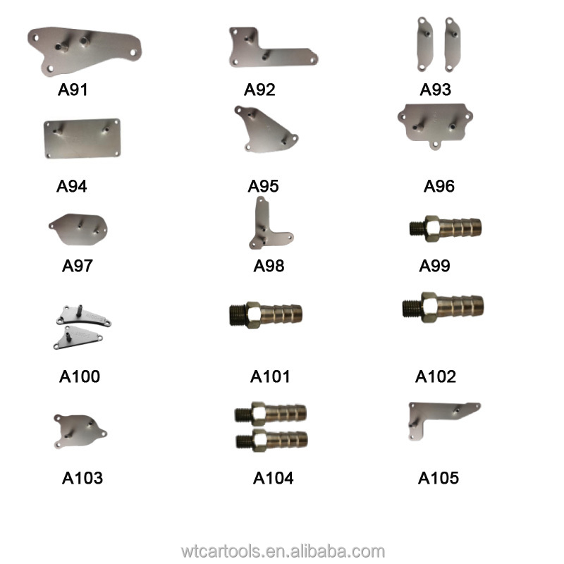 Silver ATF Adapter Kit Connector For ATF Machine 105 Models Easy To Use