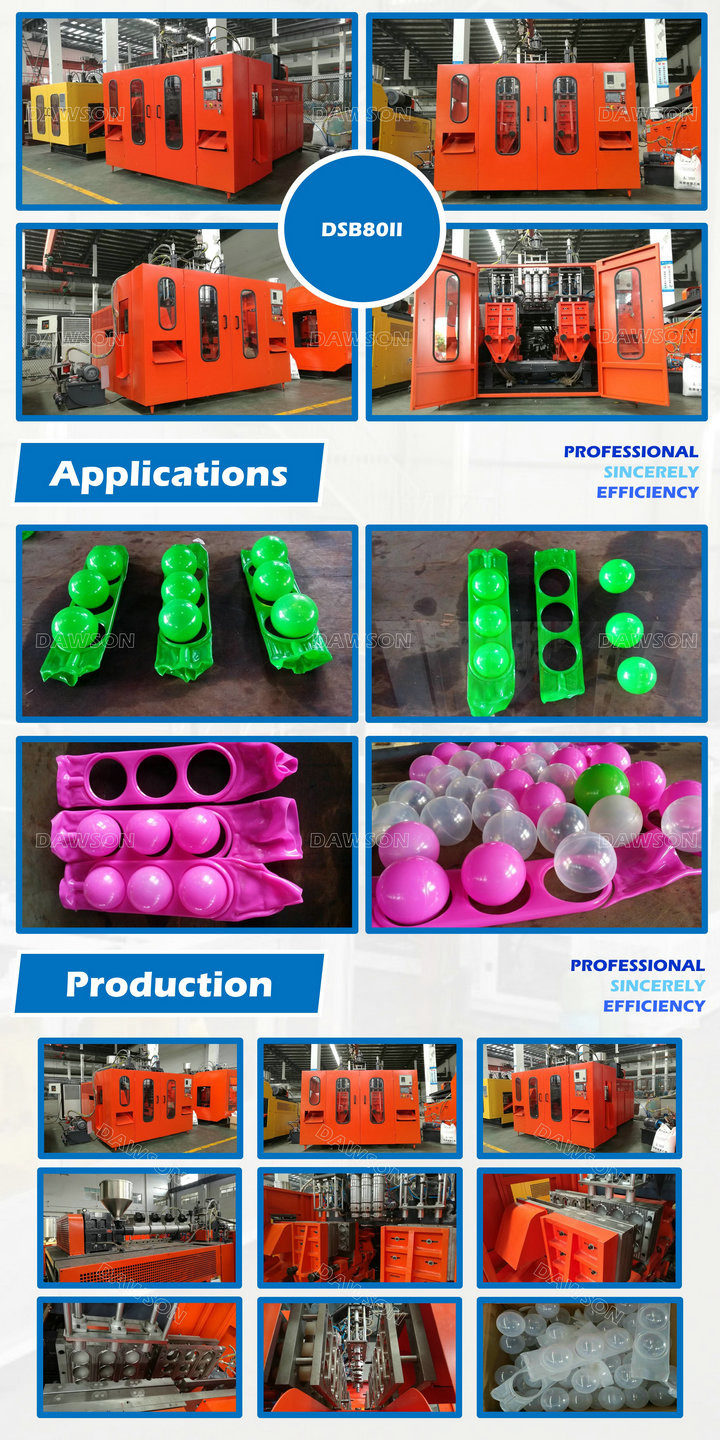 5L LDPE Two Cavity Full Automatic Sea Balls PE Blow Molding Machine Blow Moulding Machine
