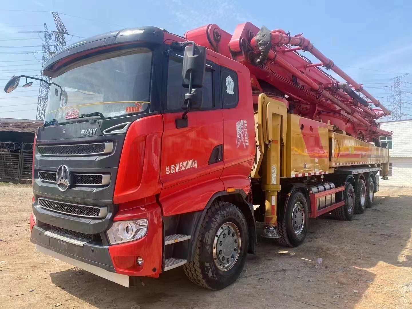 2021 Sany C10 Self Made Chassis Five Axle Pump Truck 65m High End Version