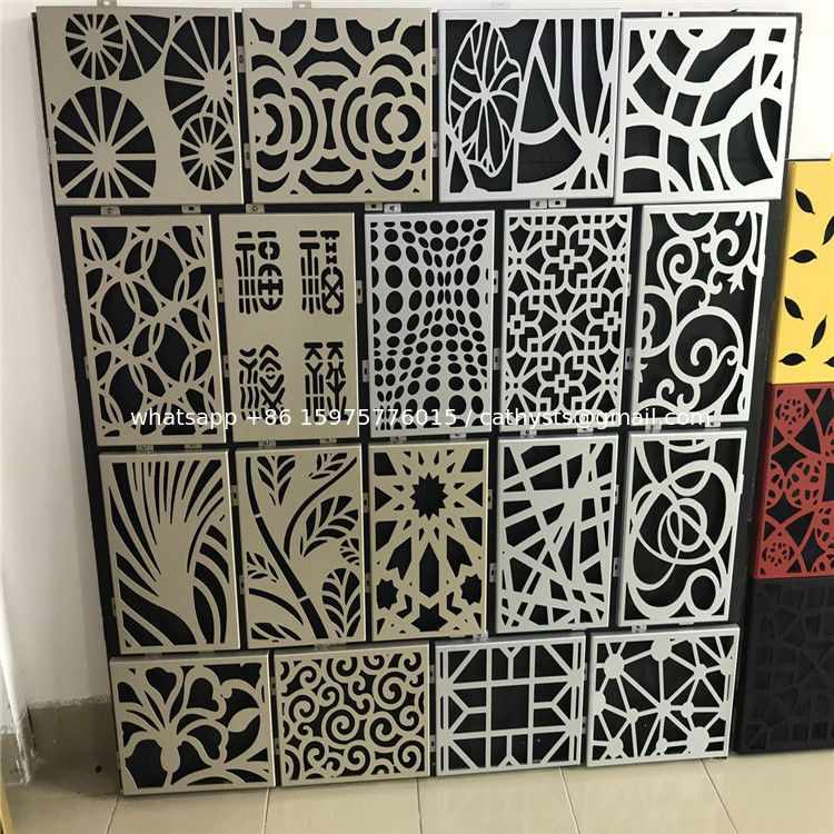 Powder Coating Aluminum Perforated Panels For Sunshades/Louver/Window Screen