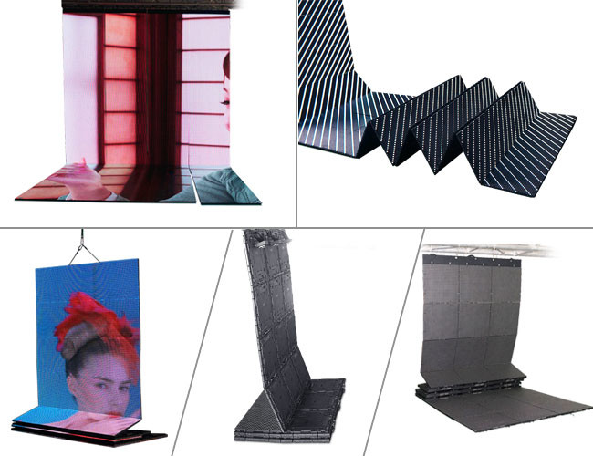 11Kg / Sqm High Definition LED Display P6 360 Degree Foldable 16.7Million Grey Level