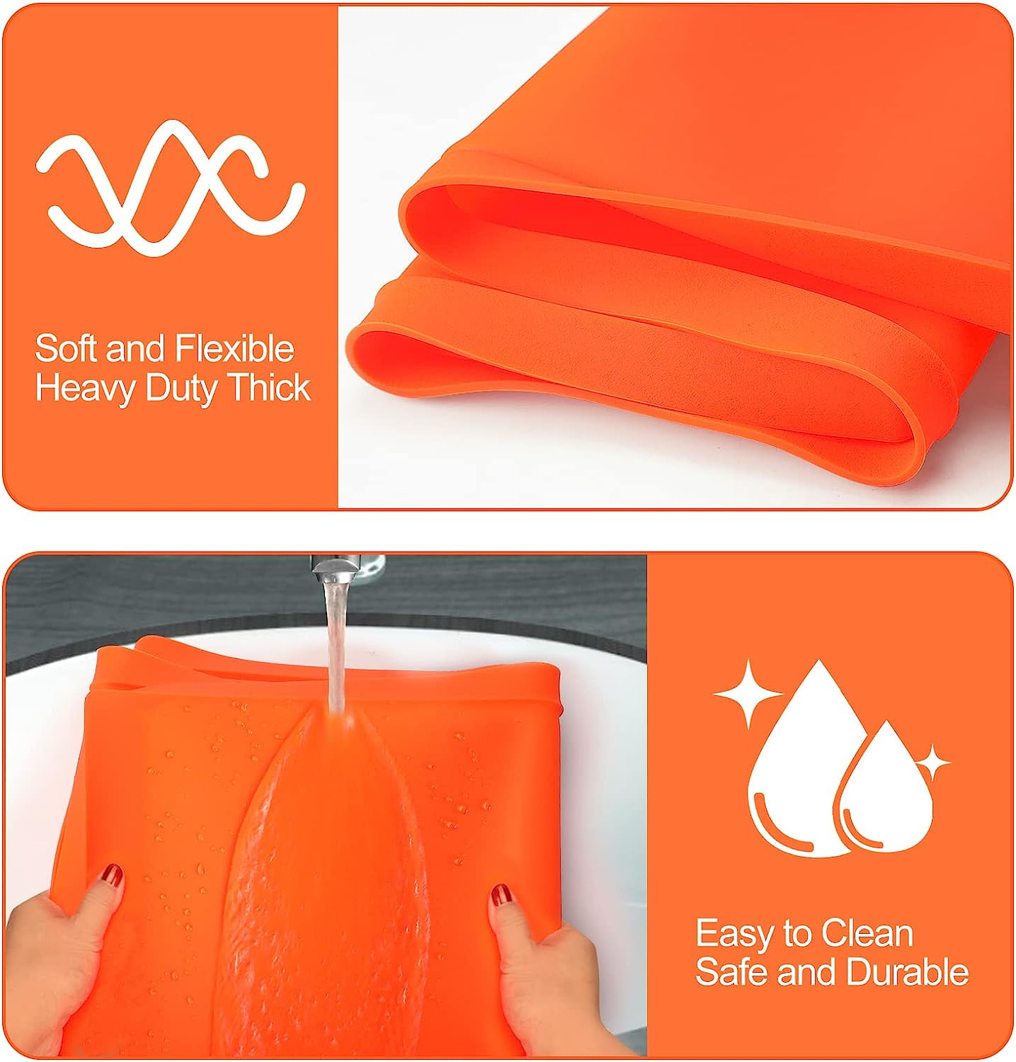 2.75 Pounds Silicone Griddle Mat Heavy Duty Thick