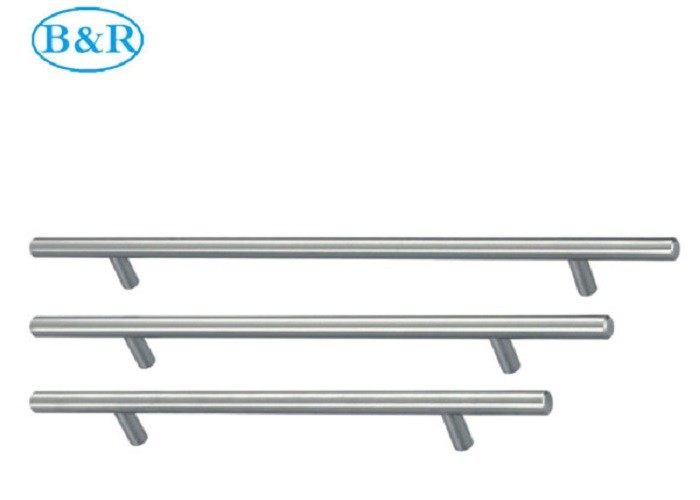 Kitchen Furniture Aluminum Alloy Handles HZ2001 Sand Chrome Surface
