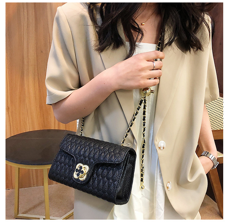 Women Bags Ling Designer Brand Chain Strap Female Handbags PU Crossbody Bag Large Purse