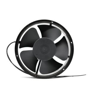 Buy cheap Black 640CFM 68W DC Axial Cooling Fan , 48 Volt DC Cooling Fan Brushless product