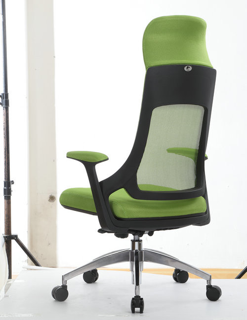 Pneumatic Adjustable Classical Back Support Mesh Seat Office Chair With Headrest