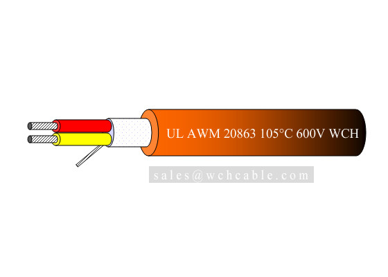 UL20863 Durable Elastomer TPE Industrial Control Cable