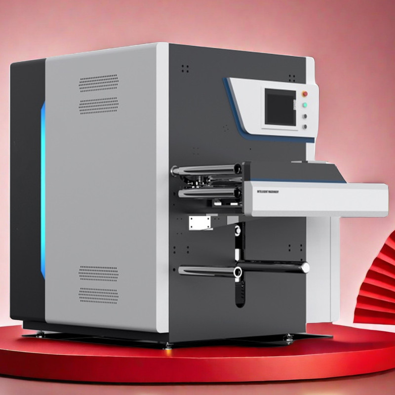 Fully Automatic High-Speed Butt Splicing And Non-Stop Winding Rewinder System With 150m / Min Narrow Web Label
