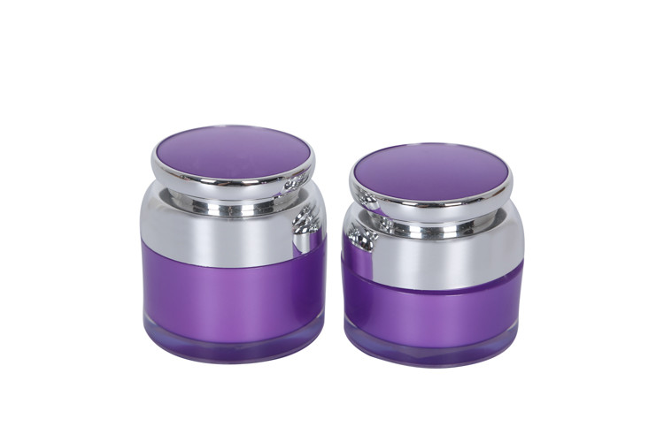 100ml Acrylic Cosmetic Bottles Jars With Skin Care Cream Jar