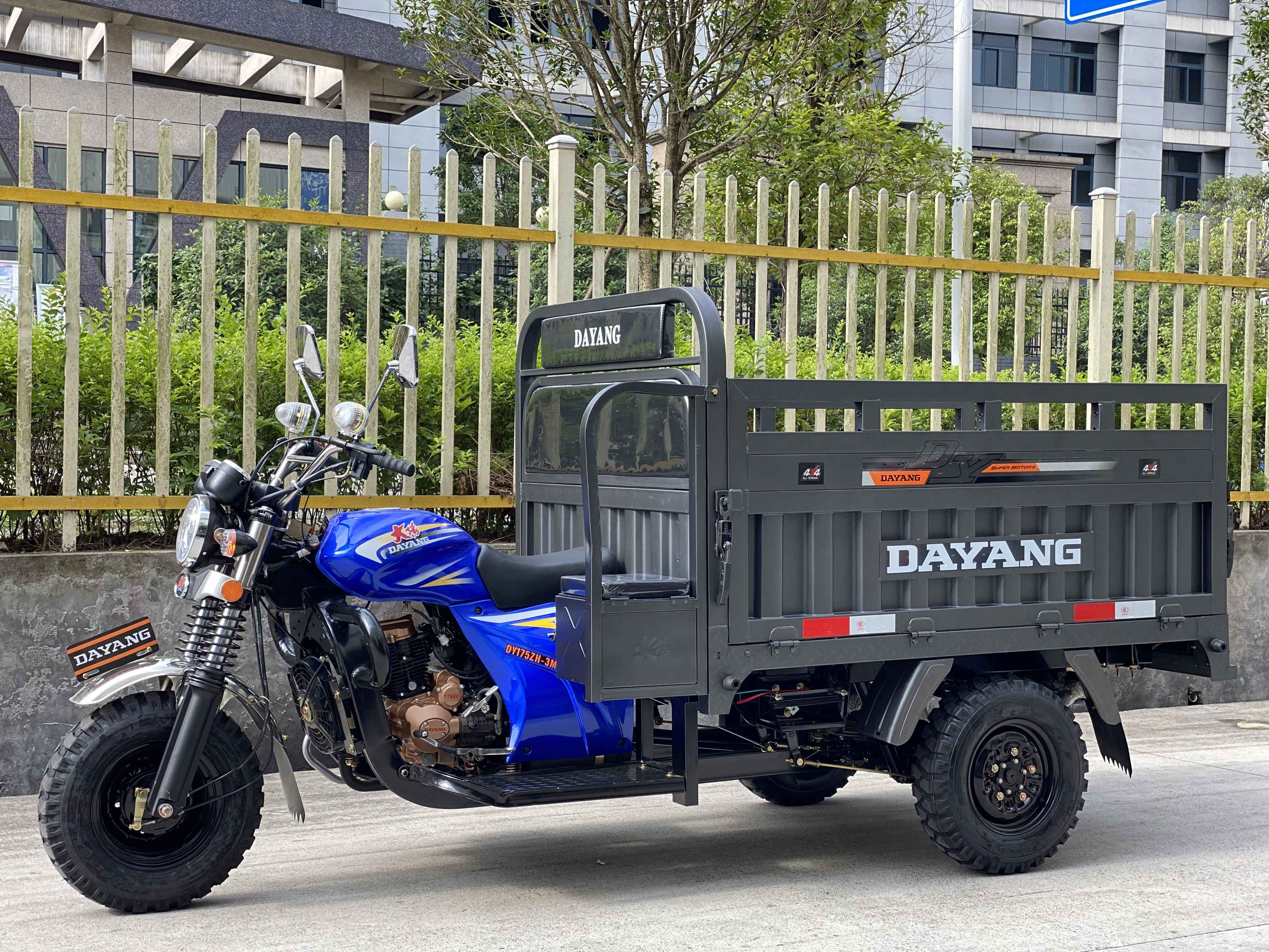200cc Cargo Tricycle-Cargo-Afrique with Standard Size and Cargo Box Size 2.2*1.4m