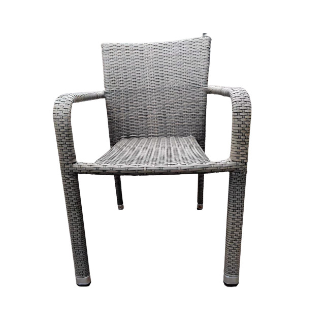 Factory wholesale resort hotel outdoor beach chair stackable swimming pool chair plastic outdoor dining chair---8001B