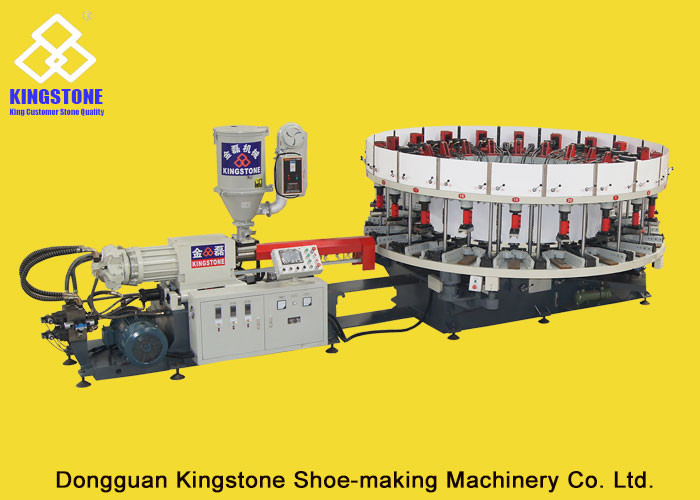 Jogging Shoe Sole Mould Making Machine , Shoe Making Production Line 2 Years Gurantee