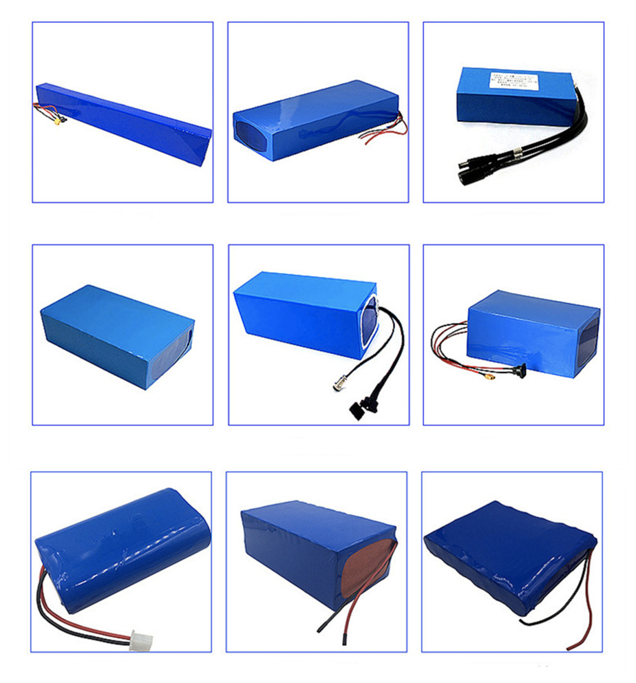 DIY 36V 10Ah 15Ah PVC Case 18650 Lithium Battery Pack For Electric Bicycle
