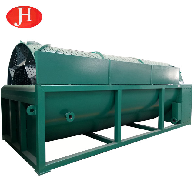 Fresh Potato Starch Rotary Washing Machine Production Line 25t / H