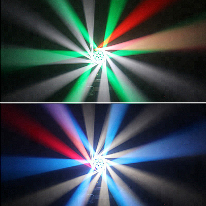 19x12w RGBW 4in1 Hawkeye Small Bee Eyes LED Moving Head Beam Light