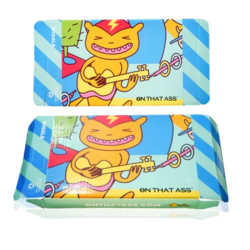 Collapsible Headphone Custom Corrugated Mailing Boxes Glossy Laminated