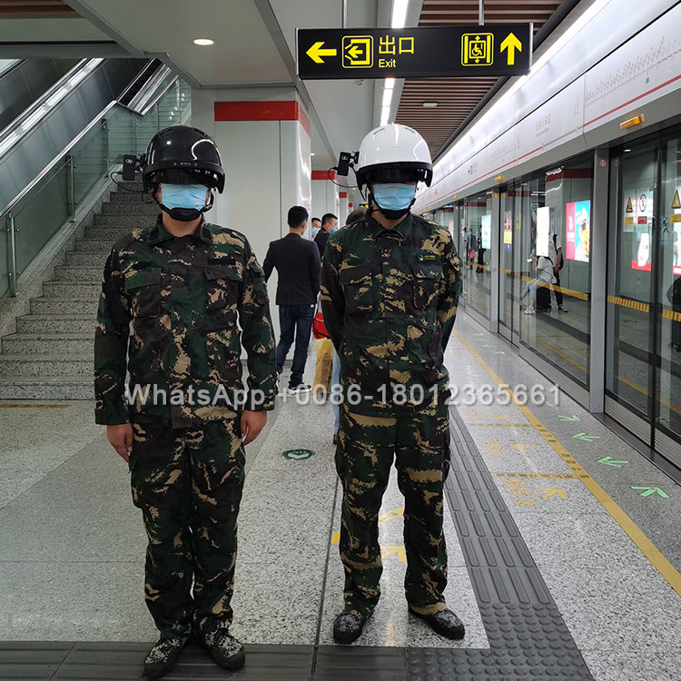 Virtual Real Integrated Intelligent Interactive Helmet