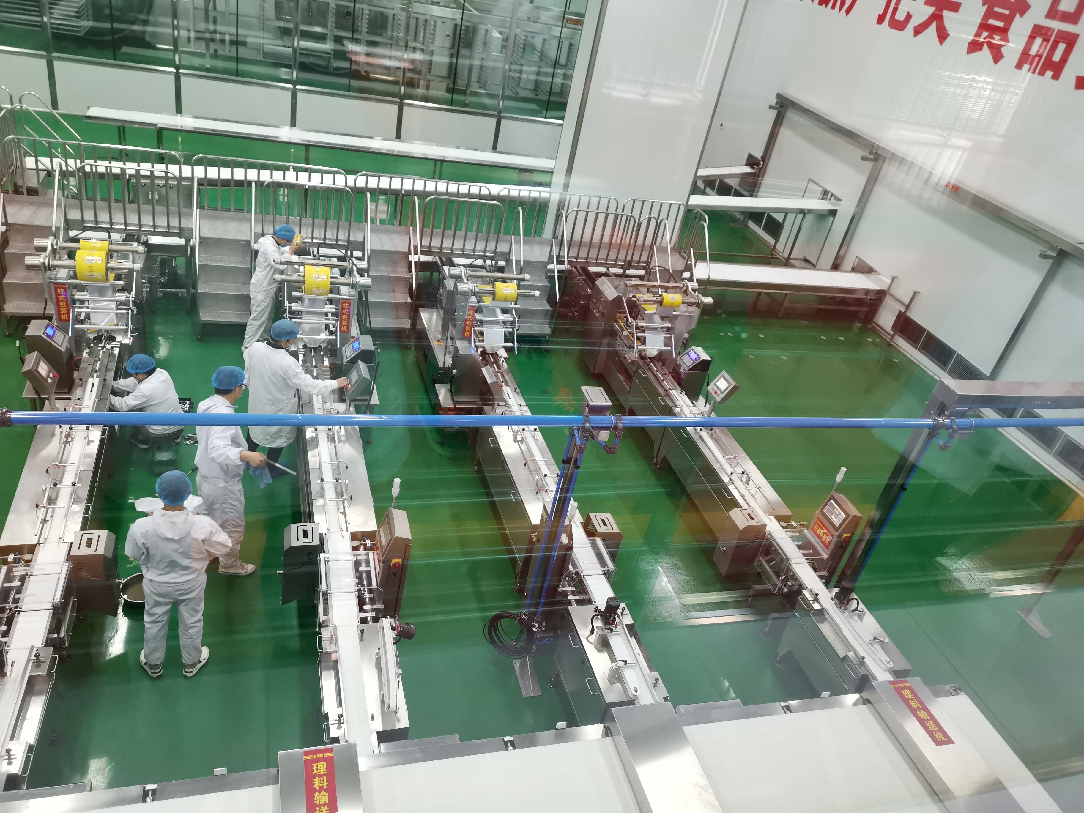Optional Robot Automatic Packaging Line SUS304 For Food Processing Plants