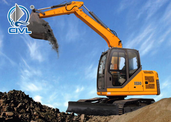 Road Construction 8.5 Ton 0.34m³ Mini Crawler Excavator