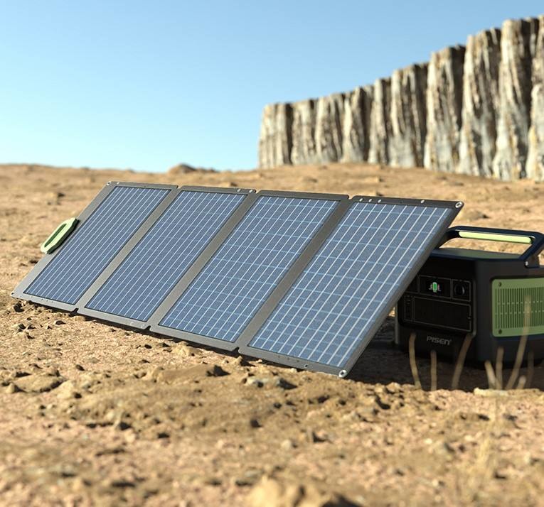 100W Portable Flexible Monocrystalline Solar Panels 7.4KG