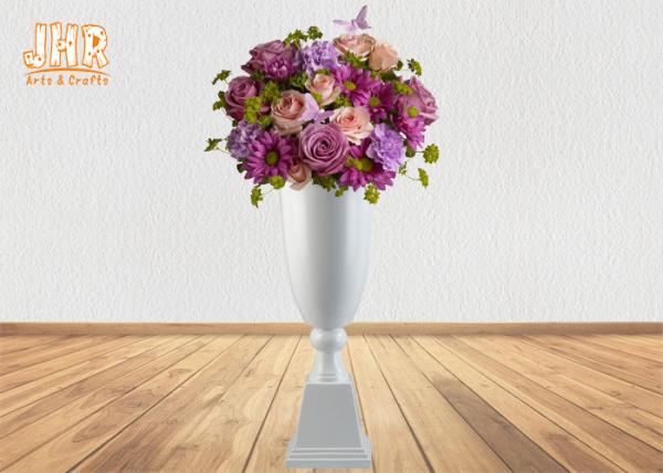 Matte White Fiberglass Planters Homewares Decorative Items Wedding Centerpiece