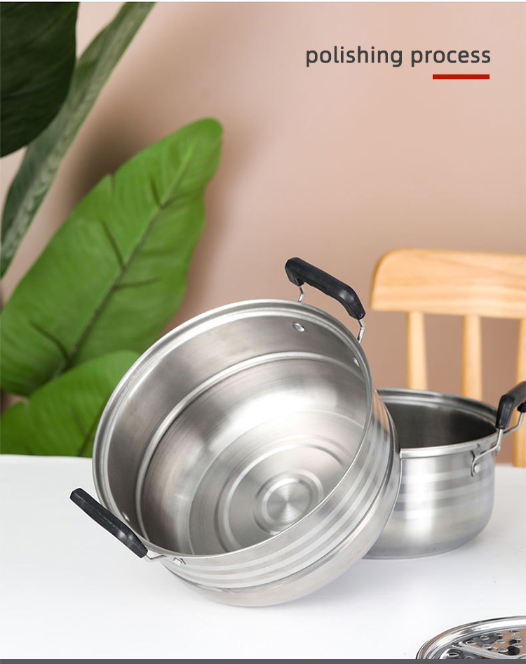 Hot Selling American style Kitchen Cooking Pot Set Stainless Steel Cookware Cooking Soup Pot Set